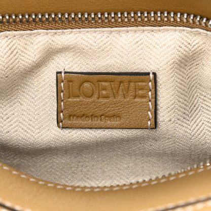 Loewe Calfskin Small Puzzle Bag Ochre Green Soft White 7 of 7