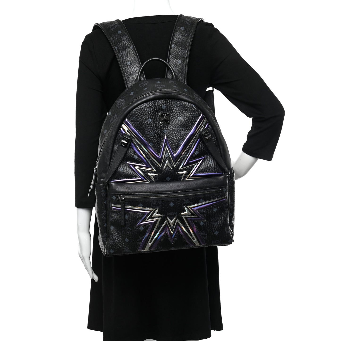 Visetos Dual Stark Cyber Flash Backpack Black