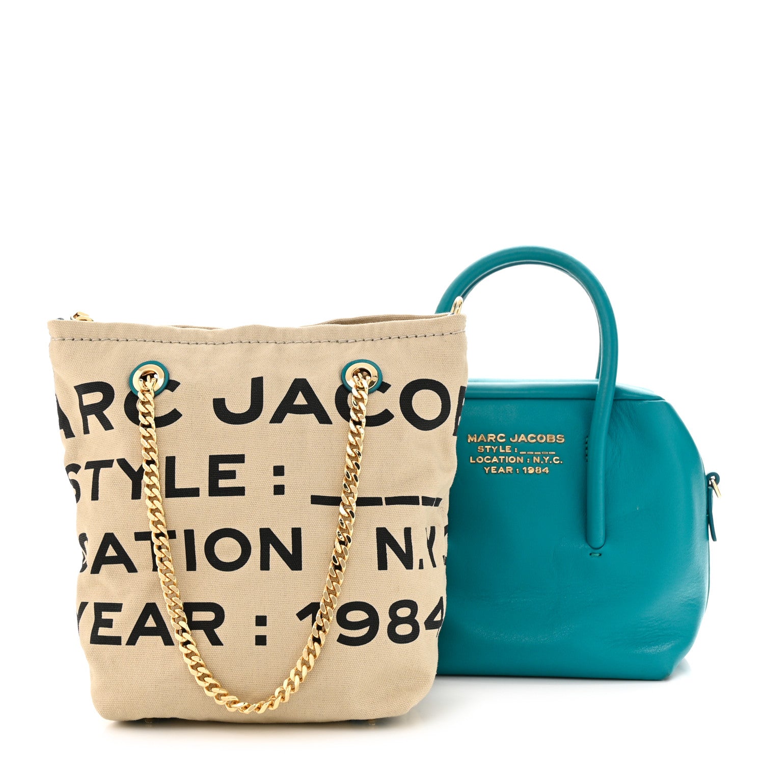 Marc Jacobs Calfskin The Duet Mini Satchel Deep Jade 1 of 15