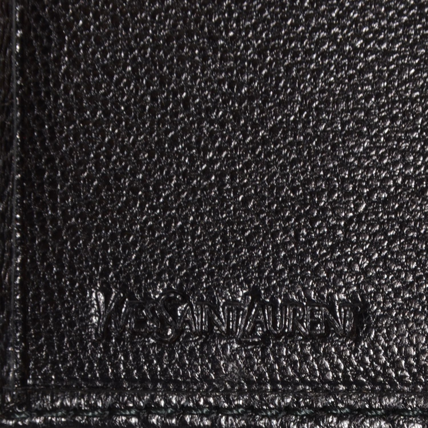 Saint Laurent Goatskin Belle de Jour French Wallet Black 6 of 8