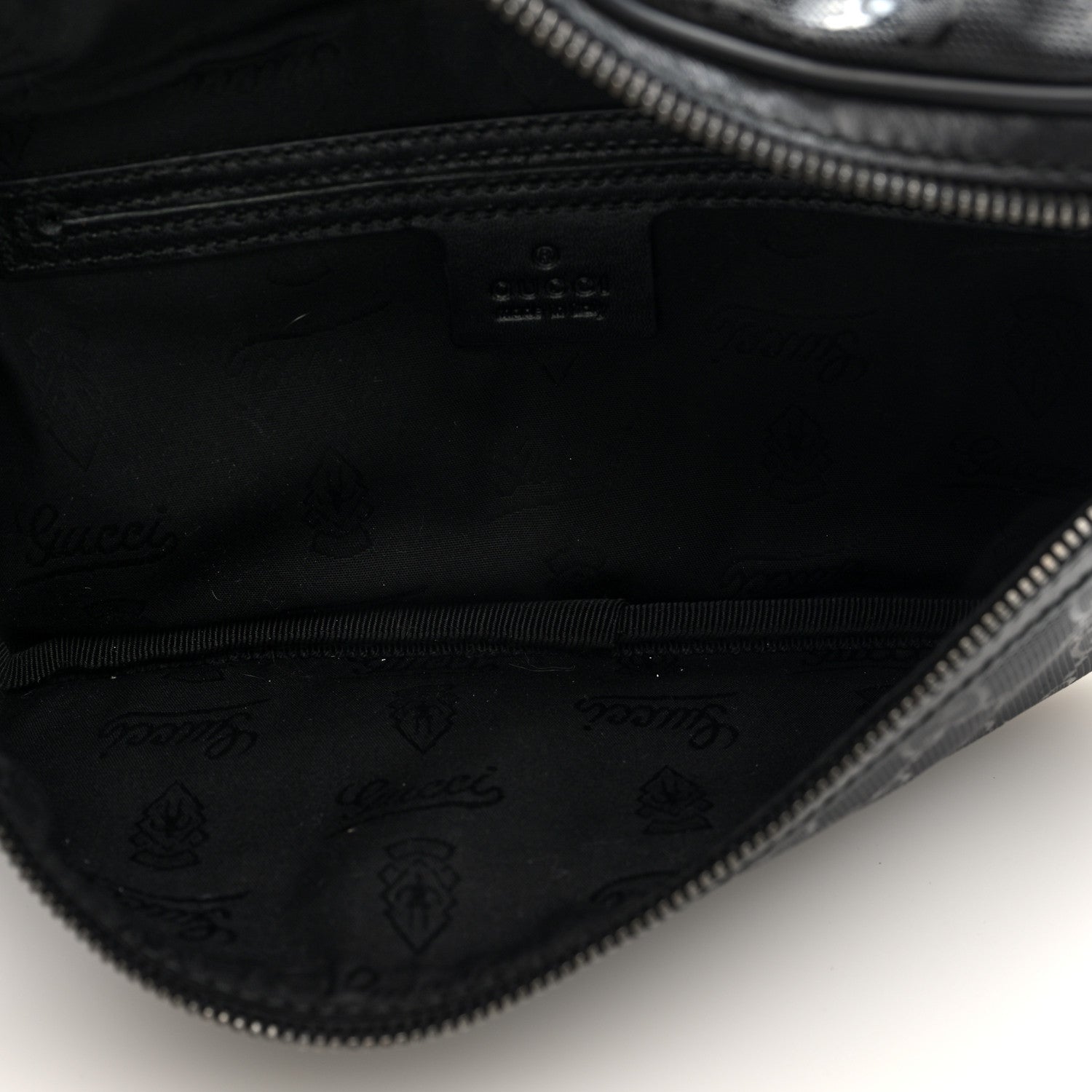Gucci Imprime Monogram Belt Bag Black 5 of 10