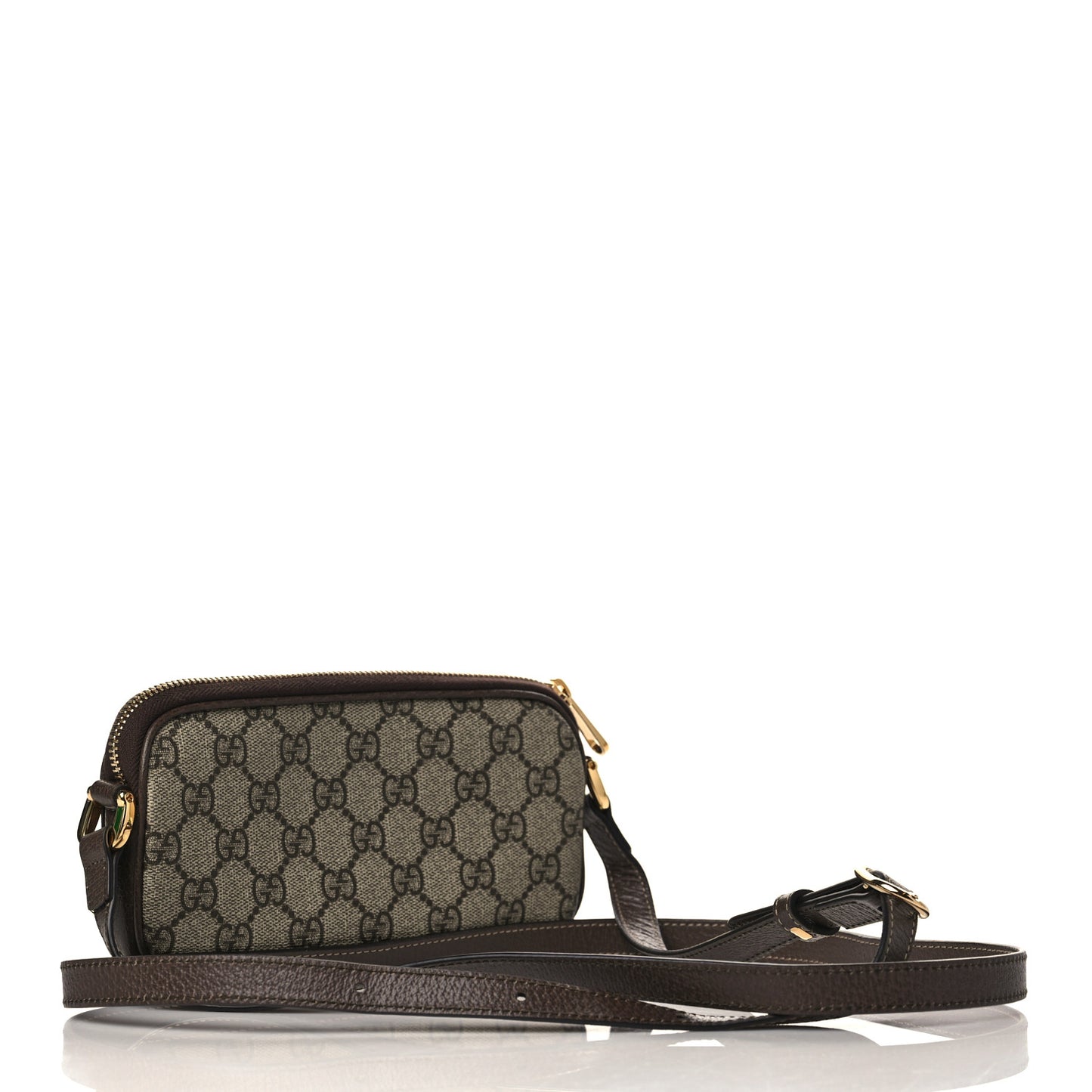 GG Supreme Monogram Web Mini Ophidia GG Bag Brown