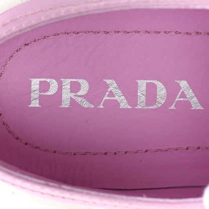 Prada Re-Nylon Gabardine Triangle Logo Double Wheel 50mm Sneakers 38 Primula 8 of 9
