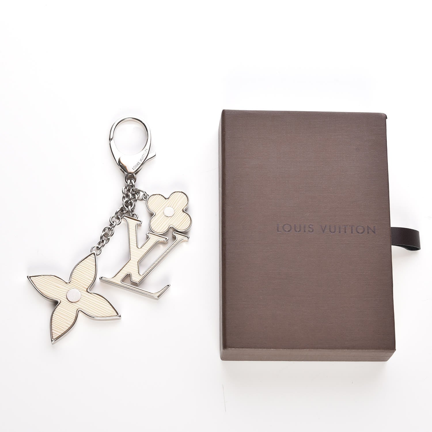 Louis Vuitton Fleur d'Epi Bag Charm Ivory 4 of 4