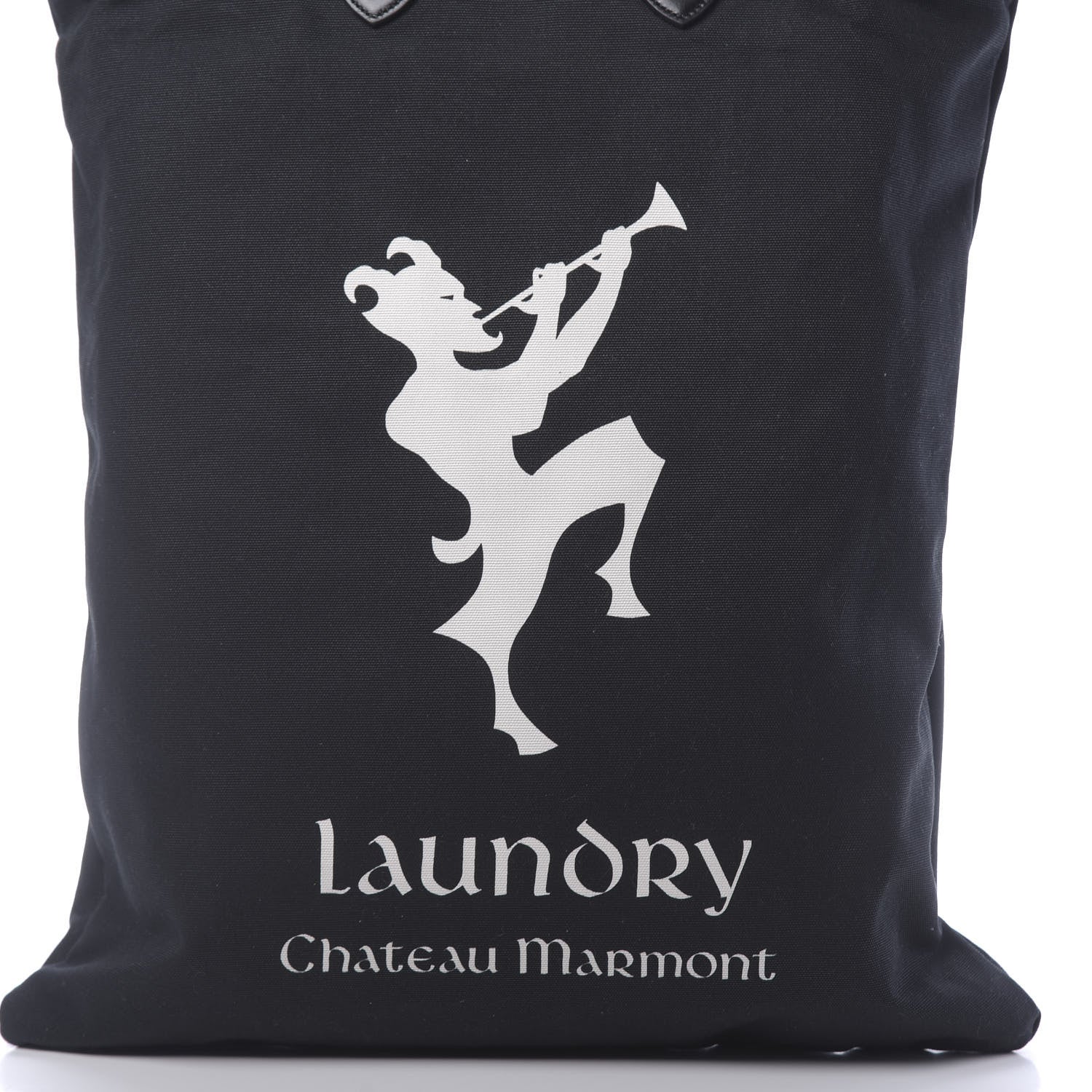 Gucci Canvas Chateau Marmont Drawstring Tote Black 10 of 10
