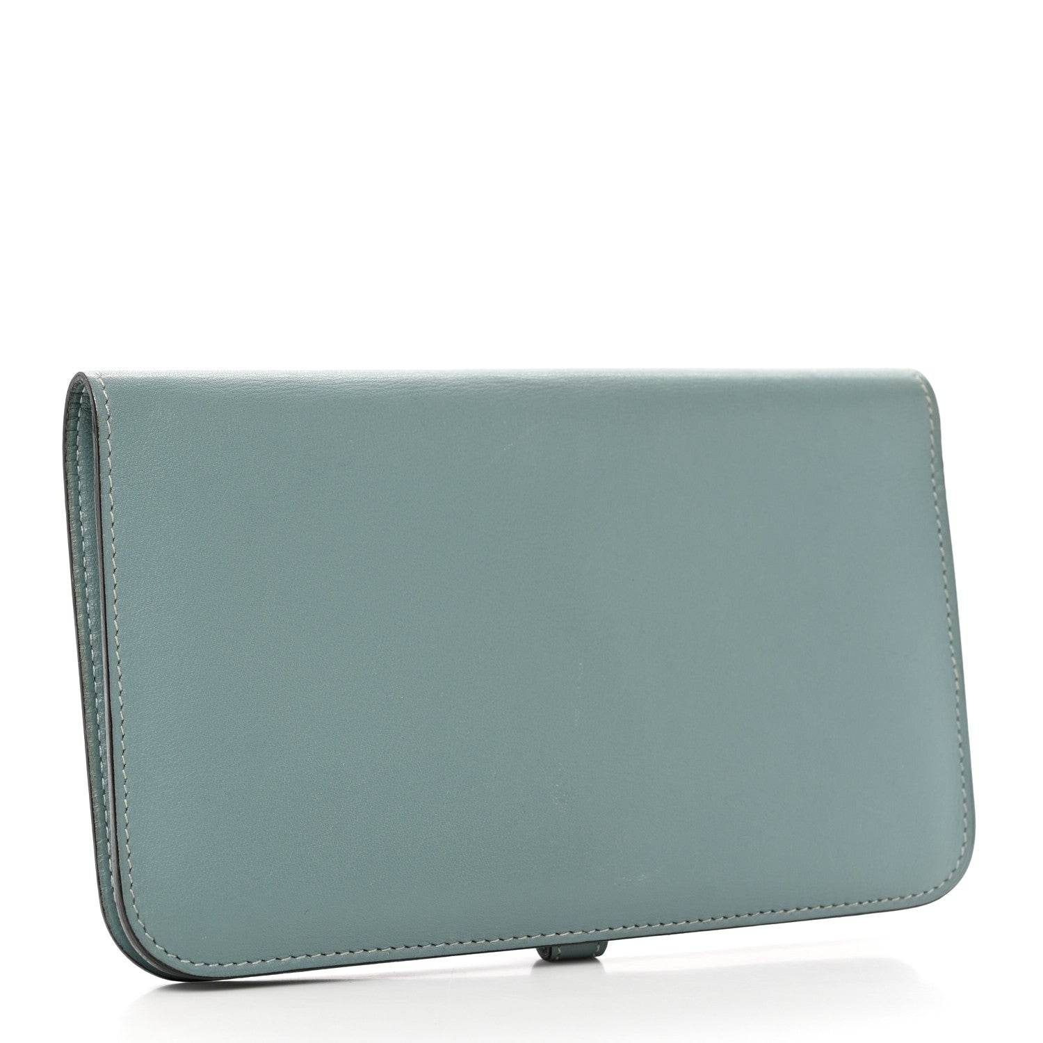 Hermes Evercolor Dogon Duo Wallet Ciel 4 of 10