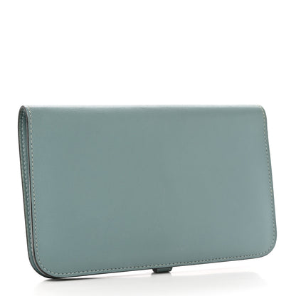 Hermes Evercolor Dogon Duo Wallet Ciel 4 of 10