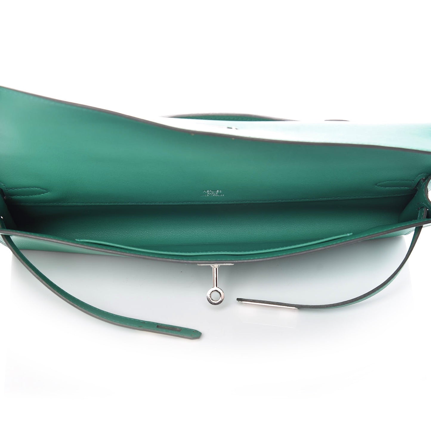 Swift Kelly Cut Clutch Pochette Vert Vertigo