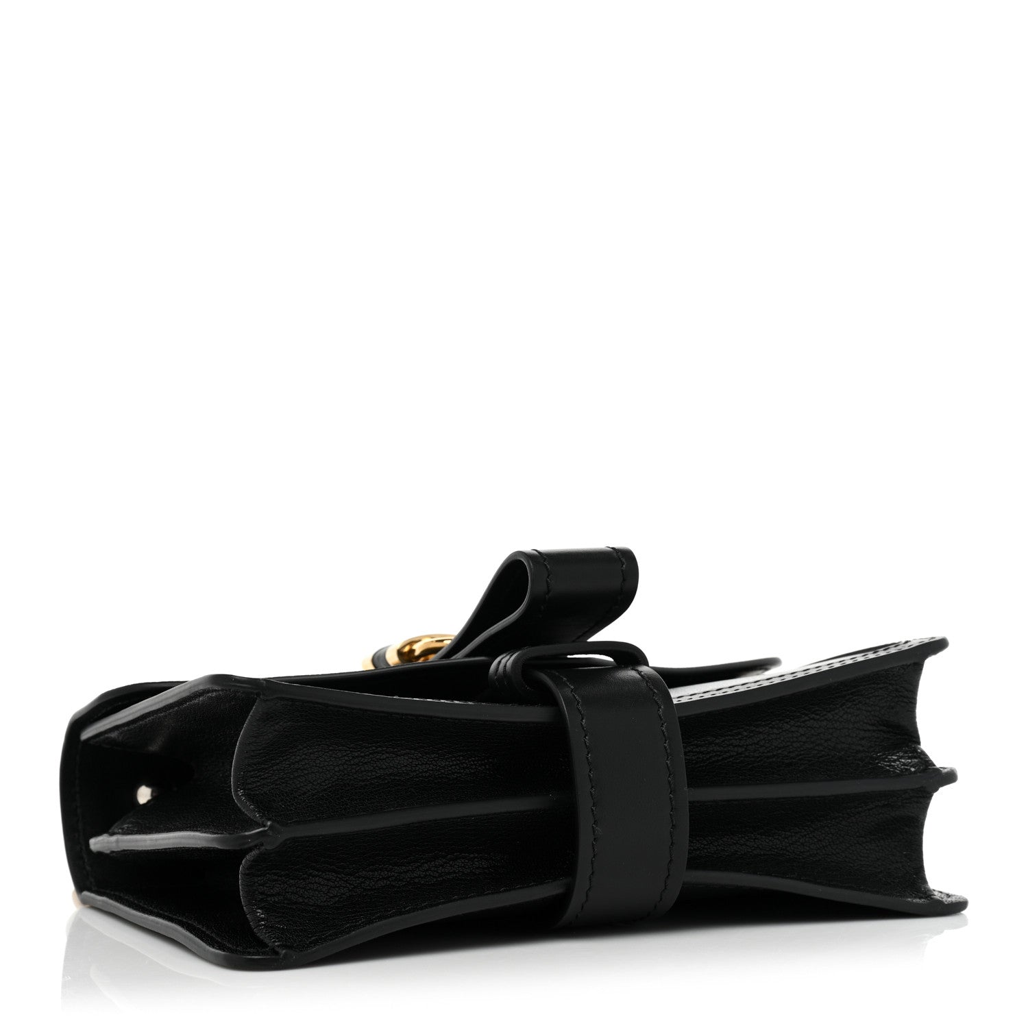 Chloe Shiny Goatskin Calfskin Aby Chain Shoulder Bag Black 4 of 10