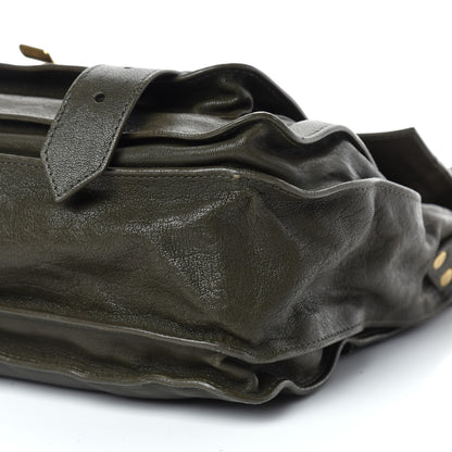 Proenza Schouler Lambskin Medium PS1 Satchel Dark Olive 9 of 10