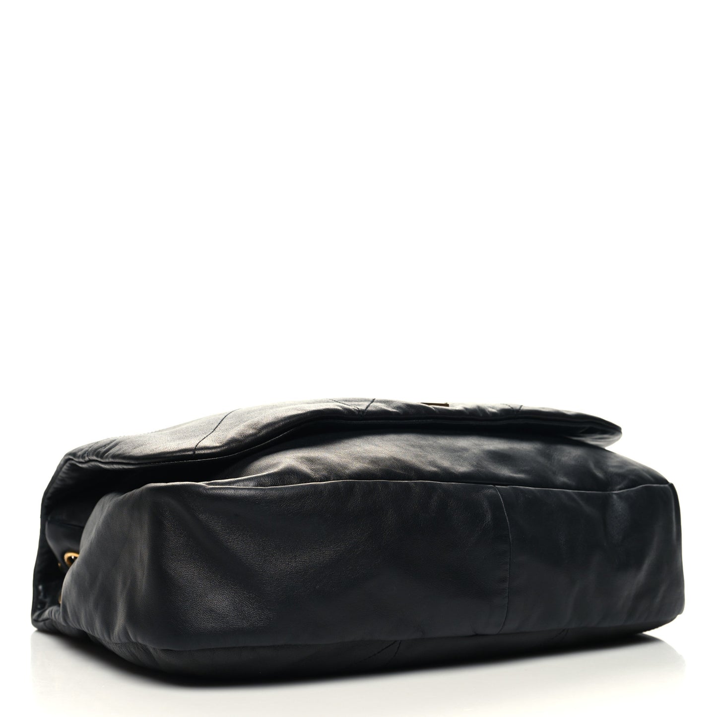 Lambskin Matelasse Monogram Large Jamie 4.3 Black