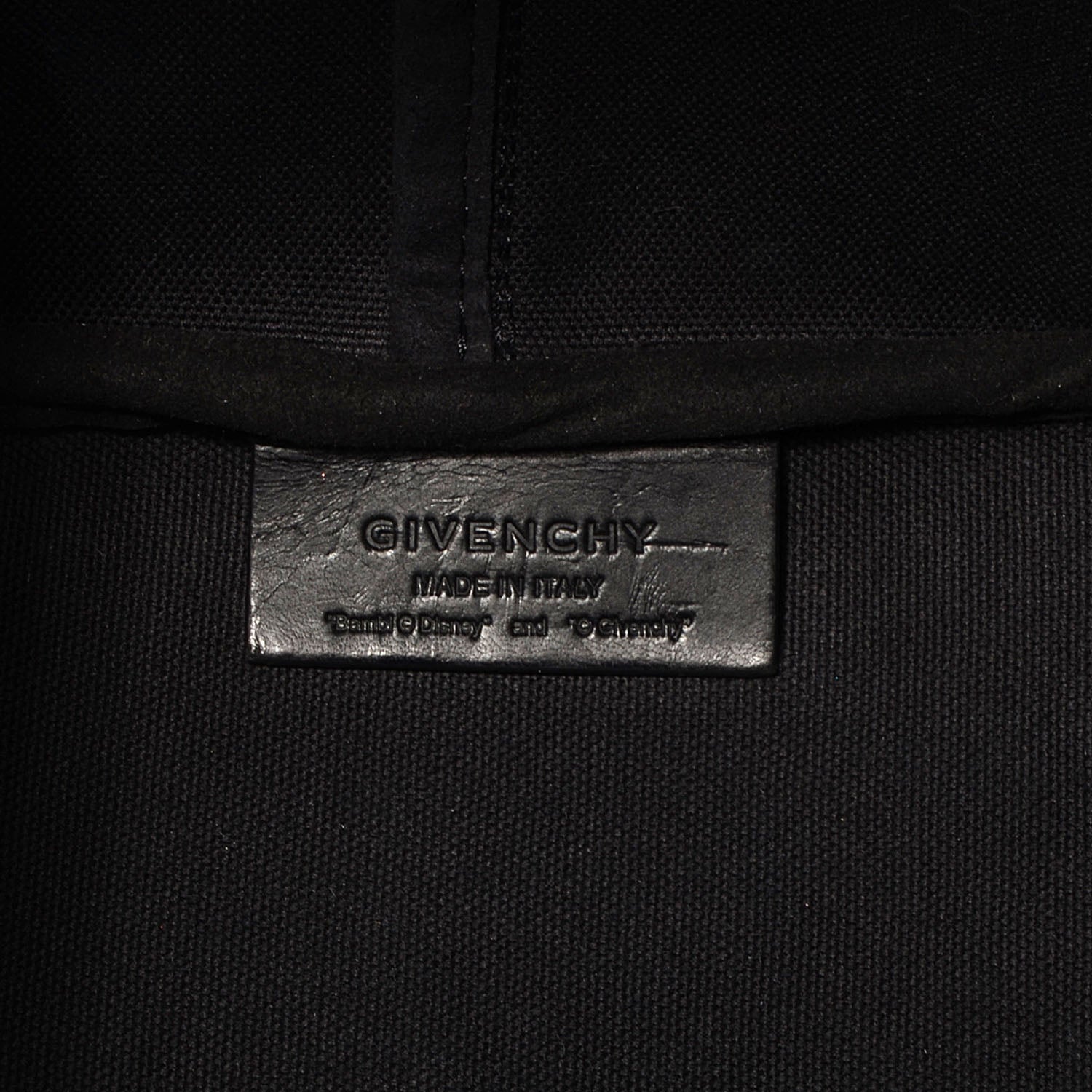Givenchy Textured Coated Canvas Bambi Print Large Antigona Tote Black 9 of 13