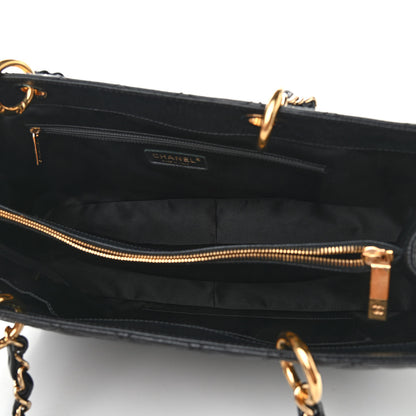 Chanel Caviar Quilted XL Grand Shopping Tote GST Black 5 of 10