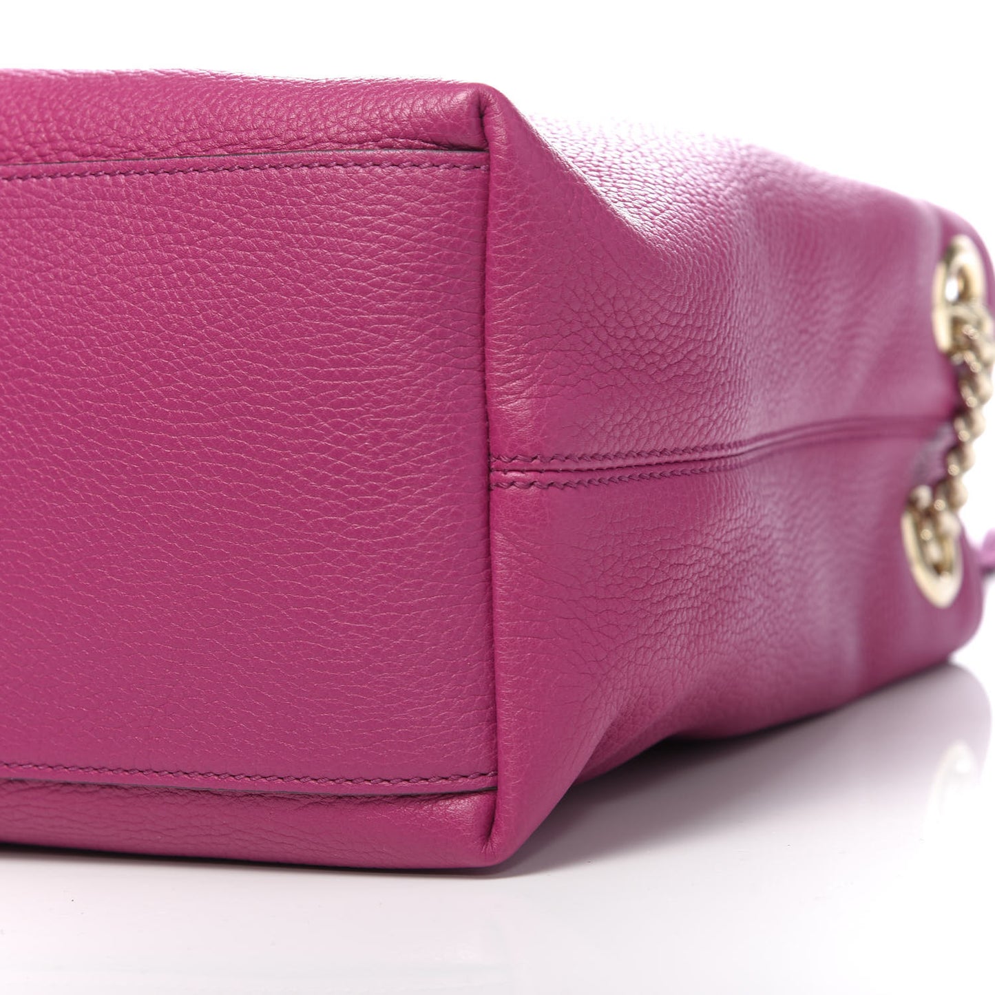 Cellarius Calfskin Medium Soho Chain Shoulder Bag Bright Bouganville