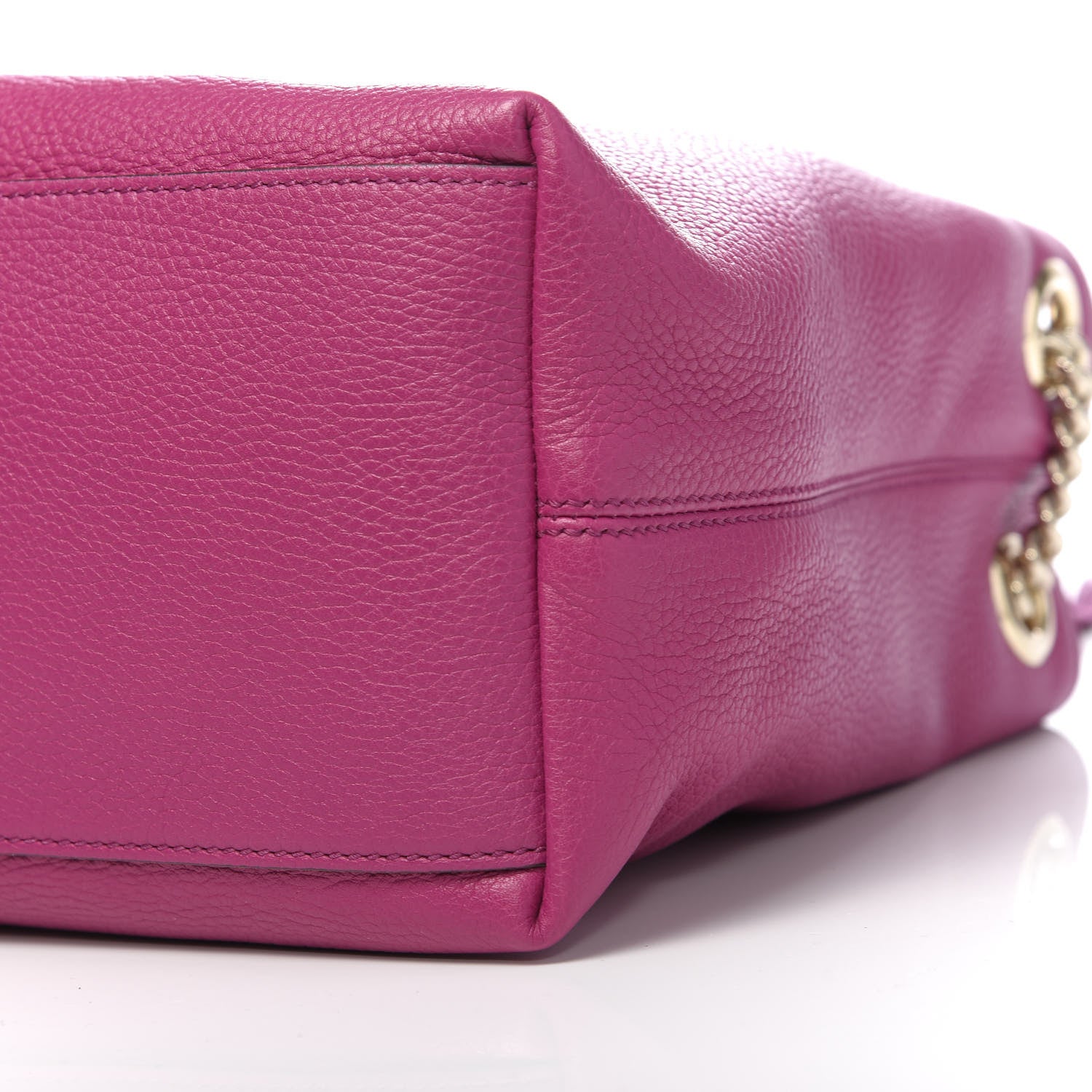 Gucci Cellarius Calfskin Medium Soho Chain Shoulder Bag Bright Bouganville 9 of 10