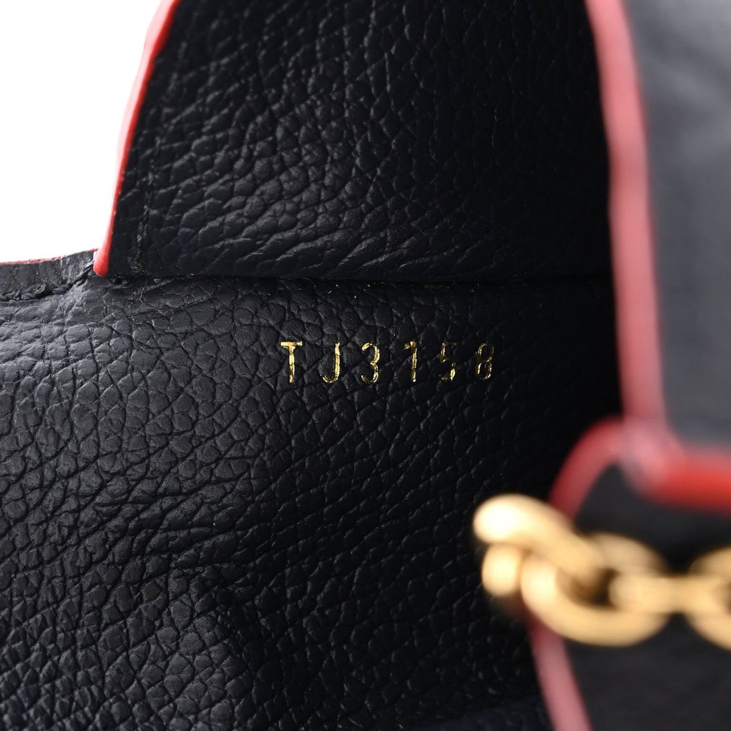 Empreinte Key Pouch Marine Rouge