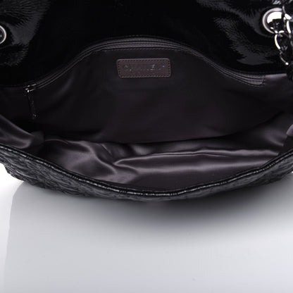 Chanel Vinyl Rock In Moscow Single Flap Black 6 of 12