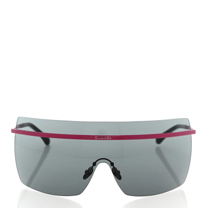 Chanel Metal Shield Sunglasses L3741 Pink 2 of 8