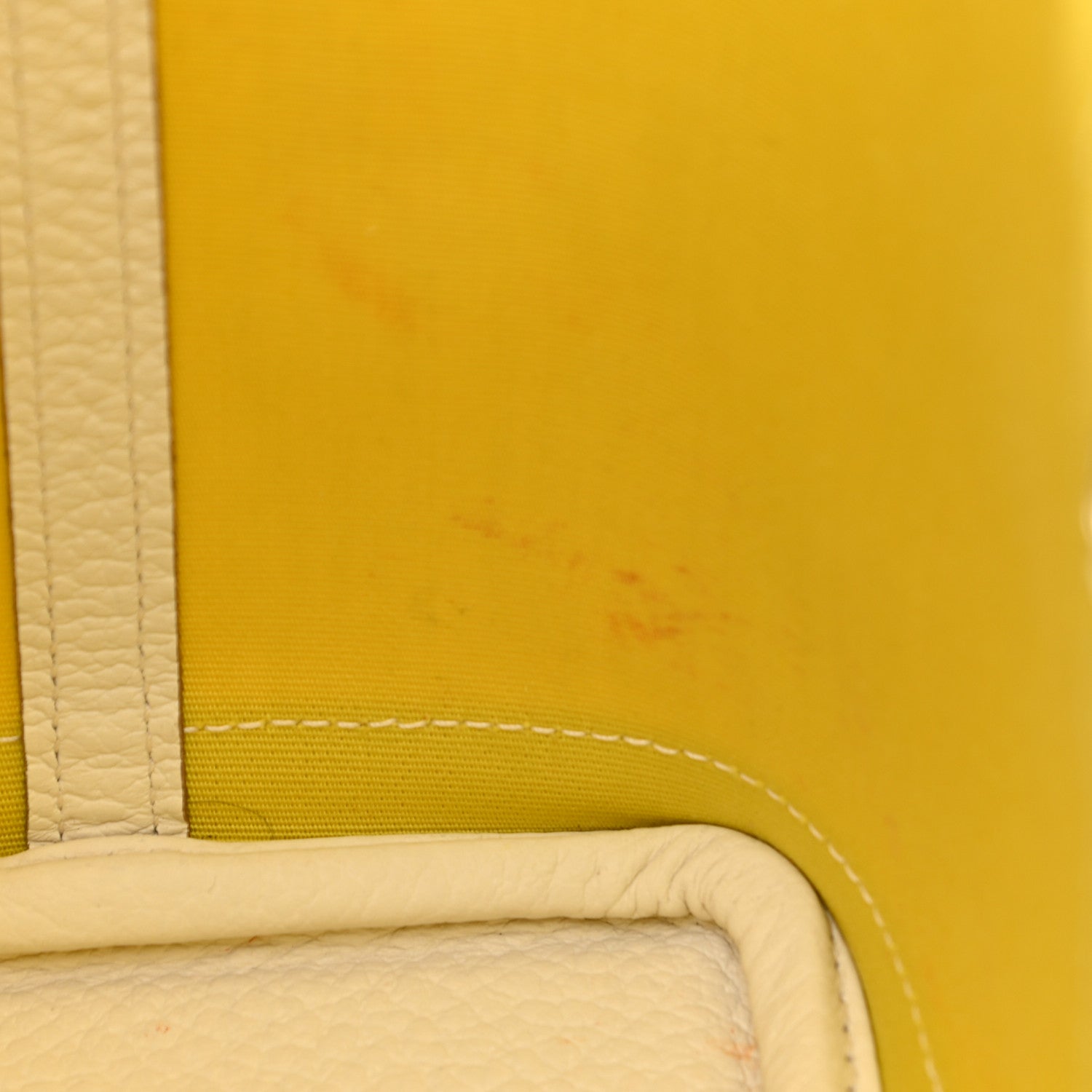 Hermes Toile Officier Vache Country Garden Party 30 TPM Lime White 21 of 22