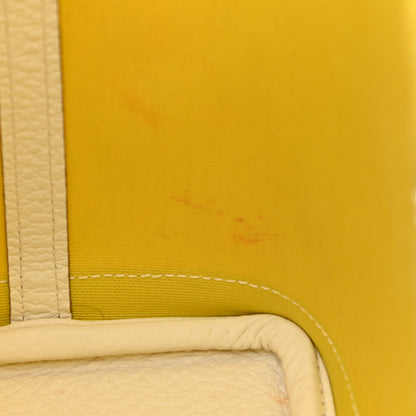 Hermes Toile Officier Vache Country Garden Party 30 TPM Lime White 21 of 22