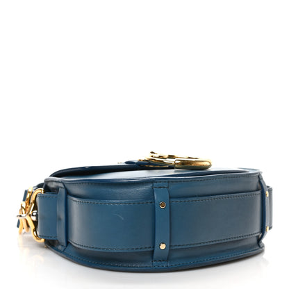 Chloe Calfskin Suede Small Tess Bag Vinyl Blue 3 of 7