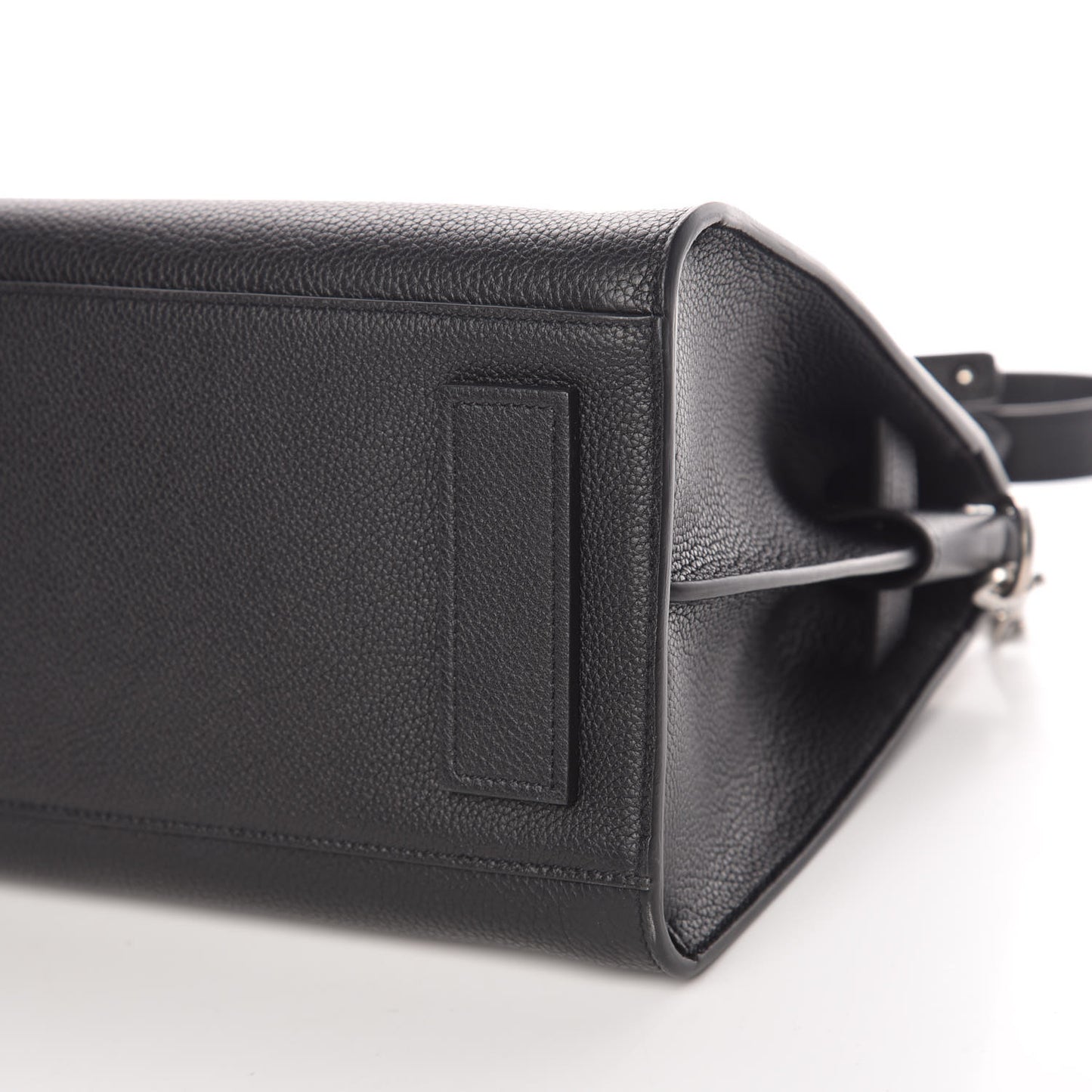 Grained Calfskin Baby Sac De Jour Souple Black