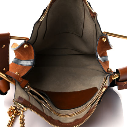 Chloe Suede Small Hayley Hobo Caramel 5 of 10