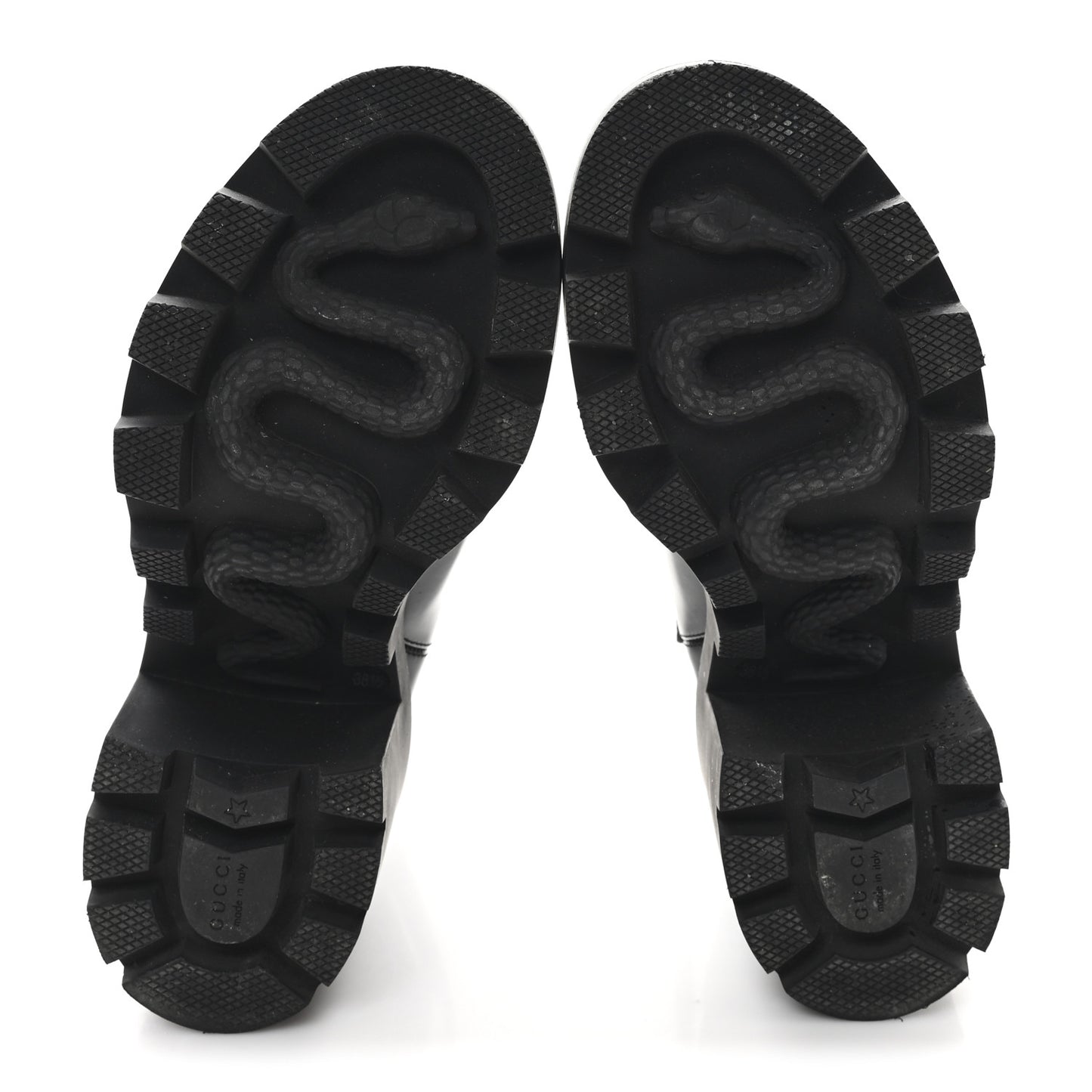 Magnum Calfskin Logo Ankle Boots 38.5 Black