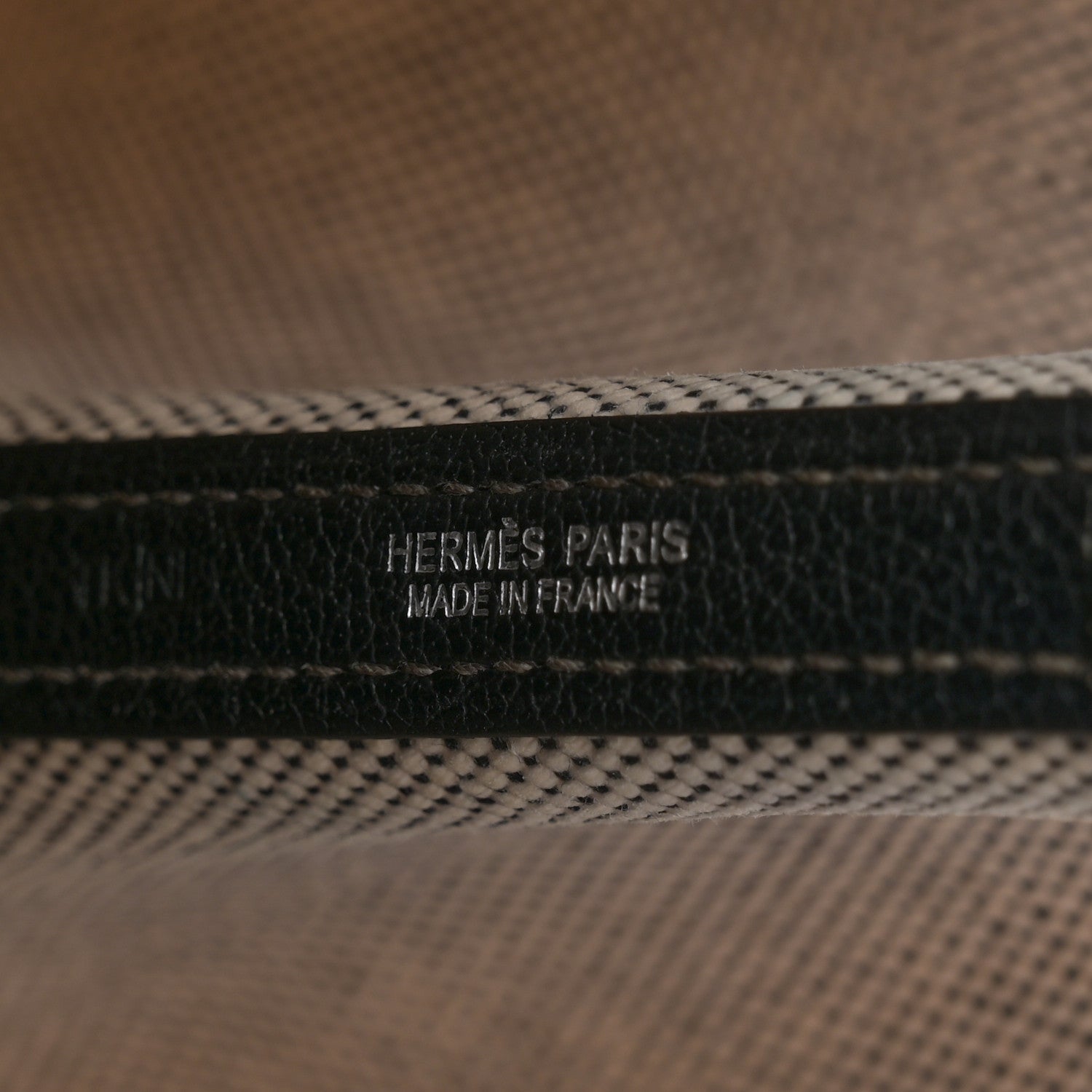 Hermes Buffle Skipper Toile Garden Party 36 MM Tote Black 6 of 10