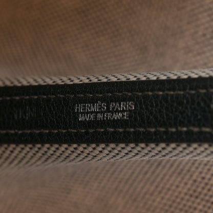 Hermes Buffle Skipper Toile Garden Party 36 MM Tote Black 6 of 10