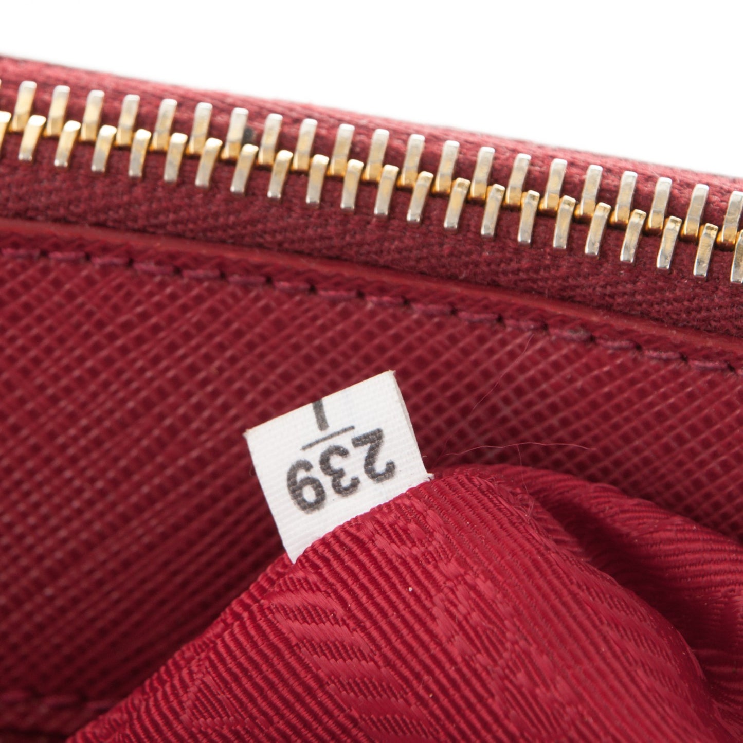 Saffiano Mini Galleria Double Zip Tote Fuoco