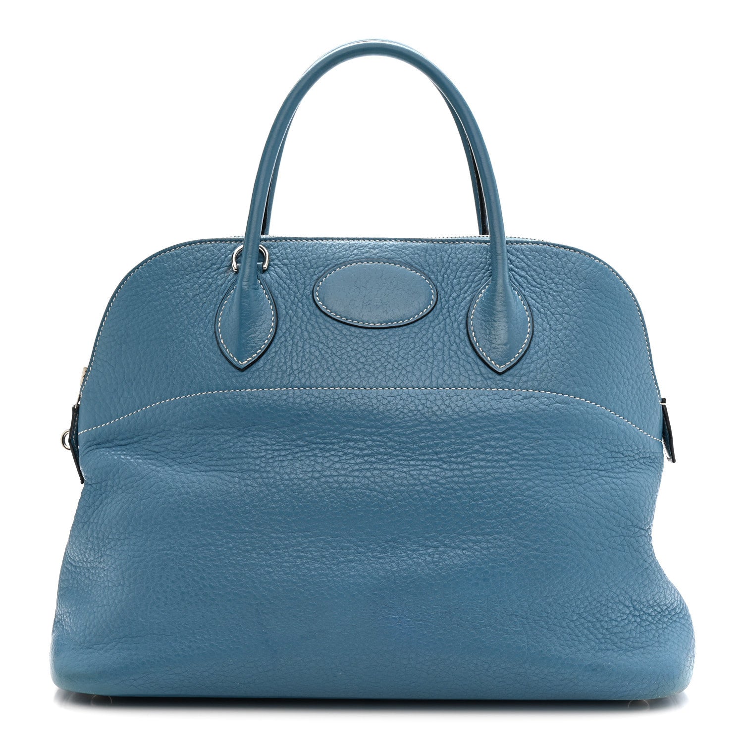 Hermes Taurillon Clemence Bolide 35 Bleu Jean 1 of 18