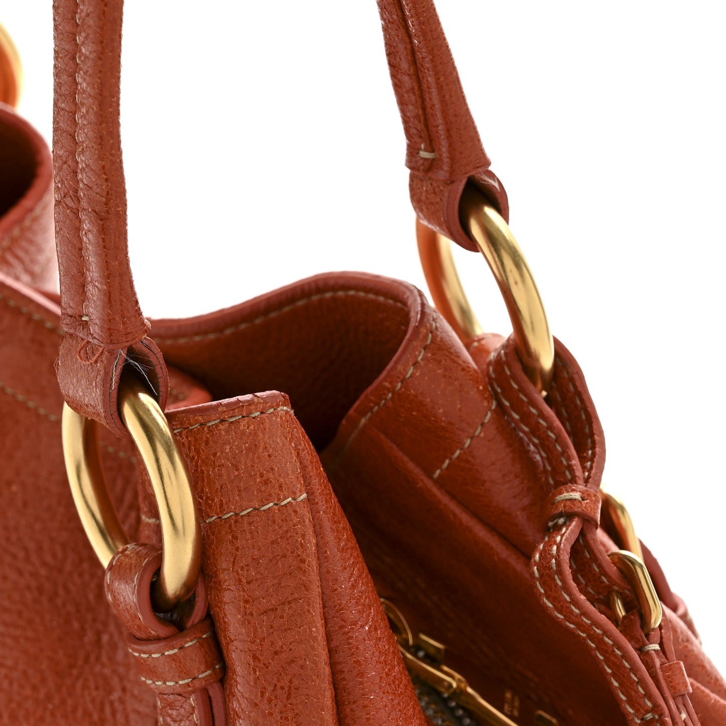 Cervo Lux Shoulder Bag Papaya