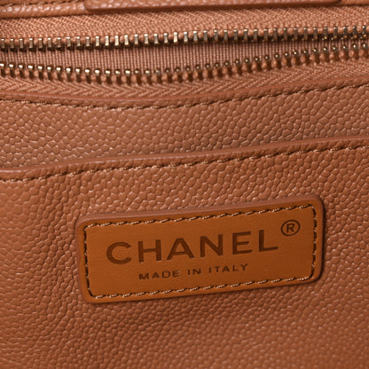 Chanel Caviar Quilted Large Shopping Tote Dark Beige 7 of 12