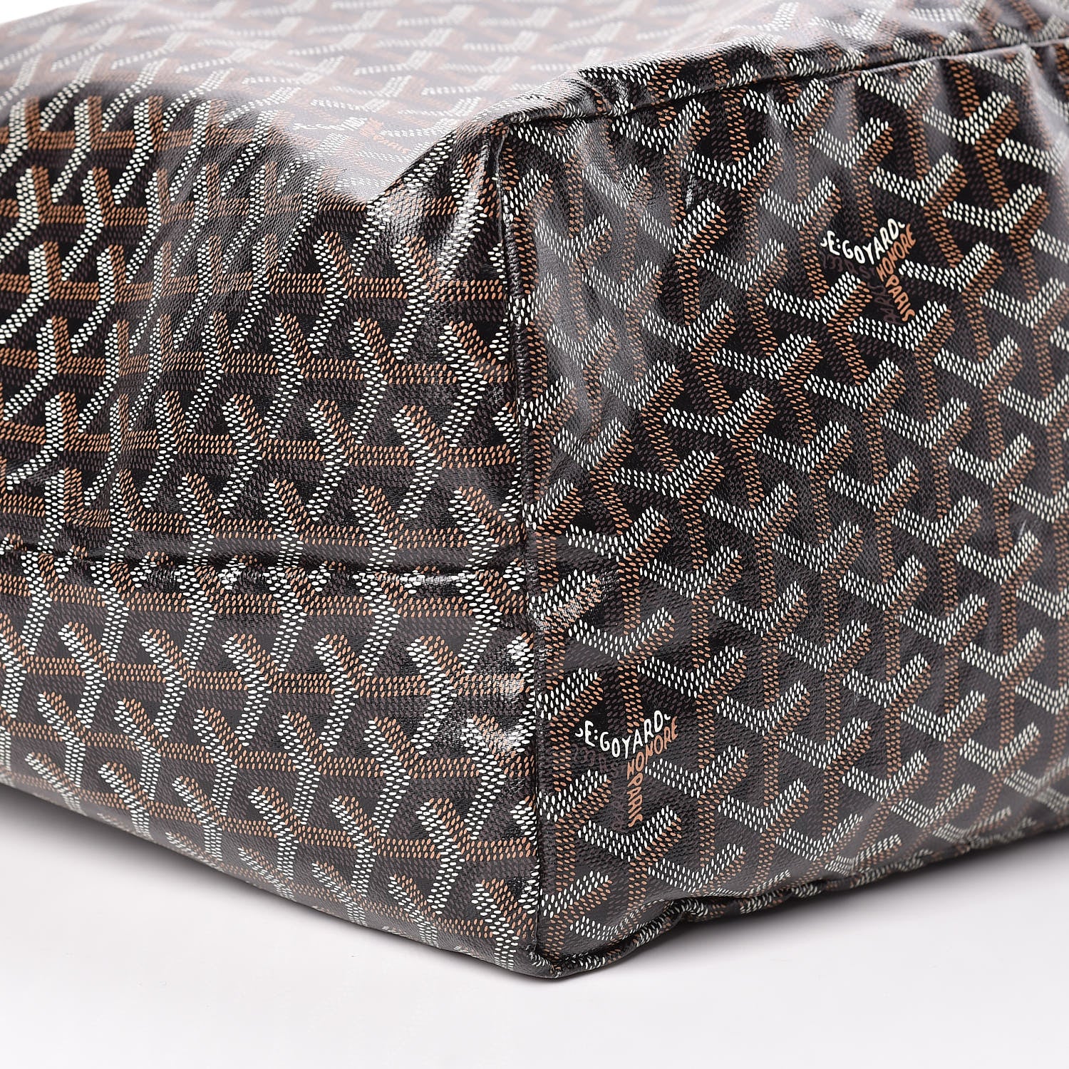 Goyard Goyardine Saint Louis GM Black Gold 10 of 11