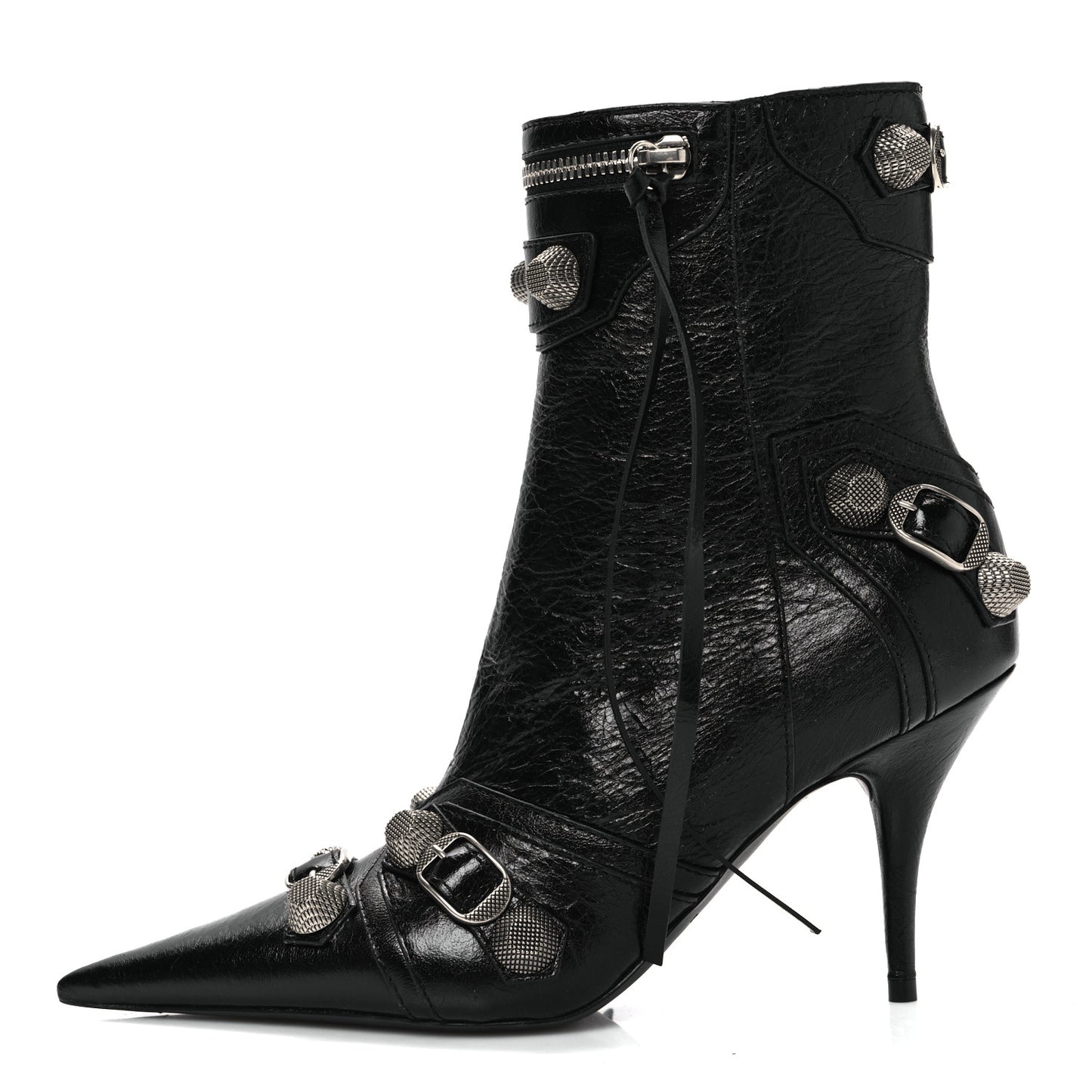 Agneau Arena Cagole 90mm Ankle Boots 36 Black