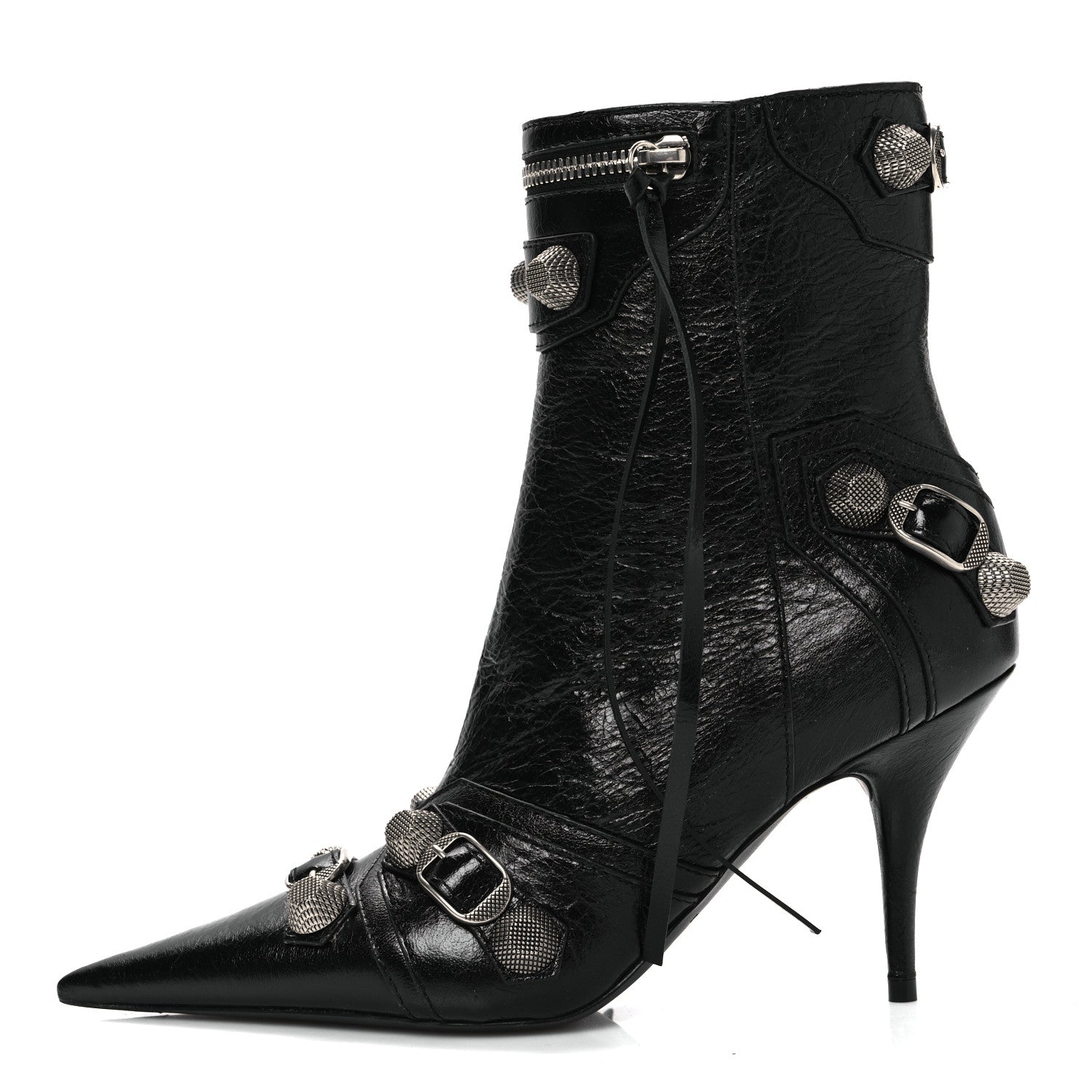 Balenciaga Agneau Arena Cagole 90mm Ankle Boots 36 Black 1 of 9