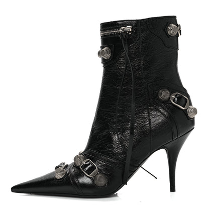 Balenciaga Agneau Arena Cagole 90mm Ankle Boots 36 Black 1 of 9