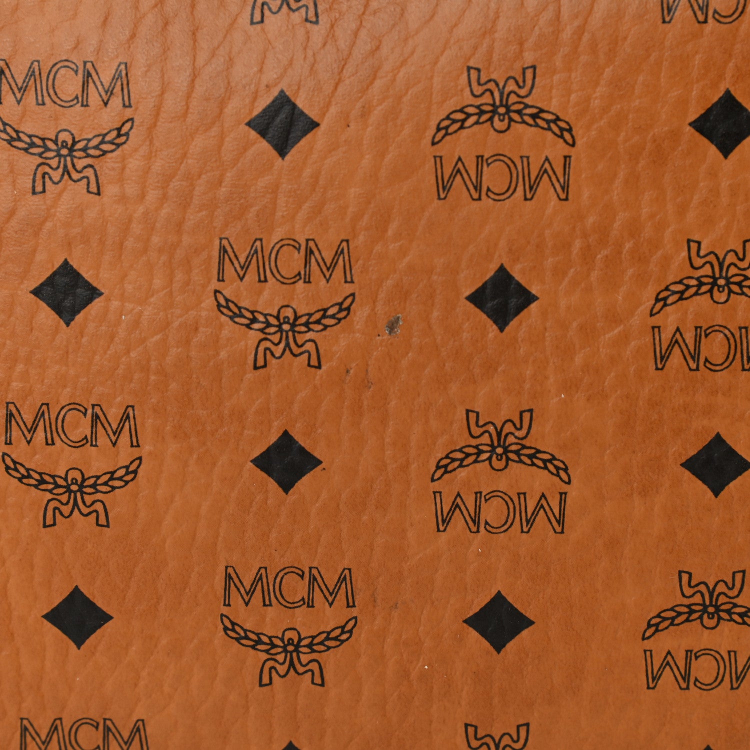 MCM Visetos Medium Duke Backpack Cognac 12 of 12
