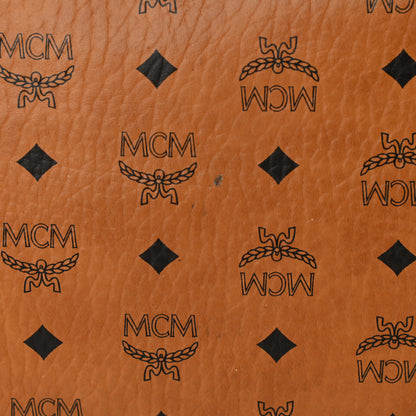 MCM Visetos Medium Duke Backpack Cognac 12 of 12