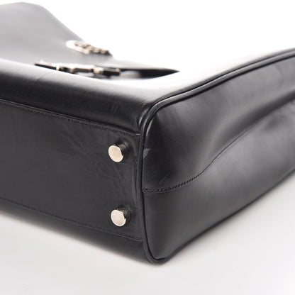Saint Laurent Calfskin Classic Monogram Shopping Bag Black 19 of 20