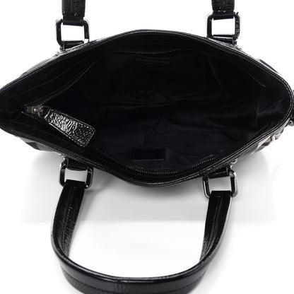 Burberry Nylon Beat Check Shoulder Bag Black 5 of 11