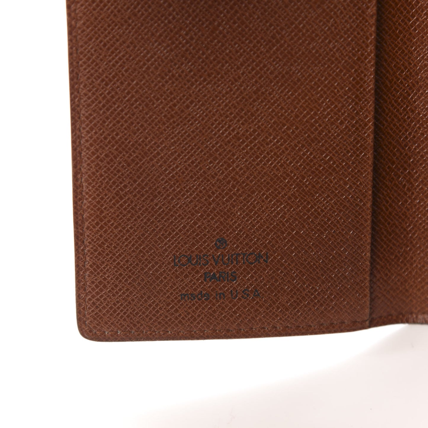Monogram Mini Agenda Cover w Pencil