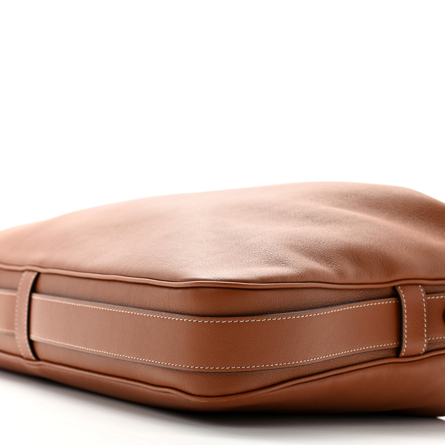 Supple Calfskin Large Romy Shoulder Bag Tan