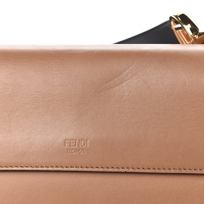 Fendi Vitello Century F is Fendi FF Embossed Kan I Shoulder Bag Orzo Tobacco 14 of 14