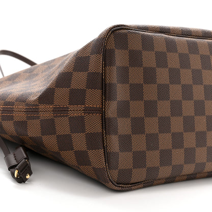 Louis Vuitton Damier Ebene Neo Neverfull MM Rose Ballerine 9 of 10