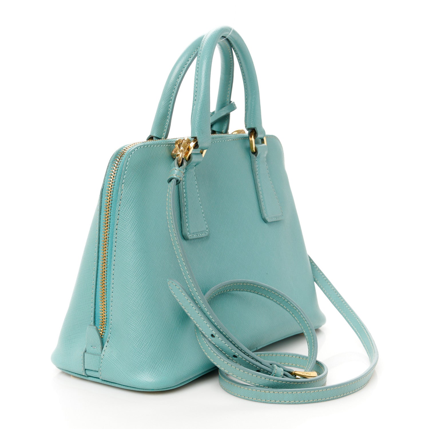 Prada Saffiano Lux Small Promenade Tote Anice 4 of 12