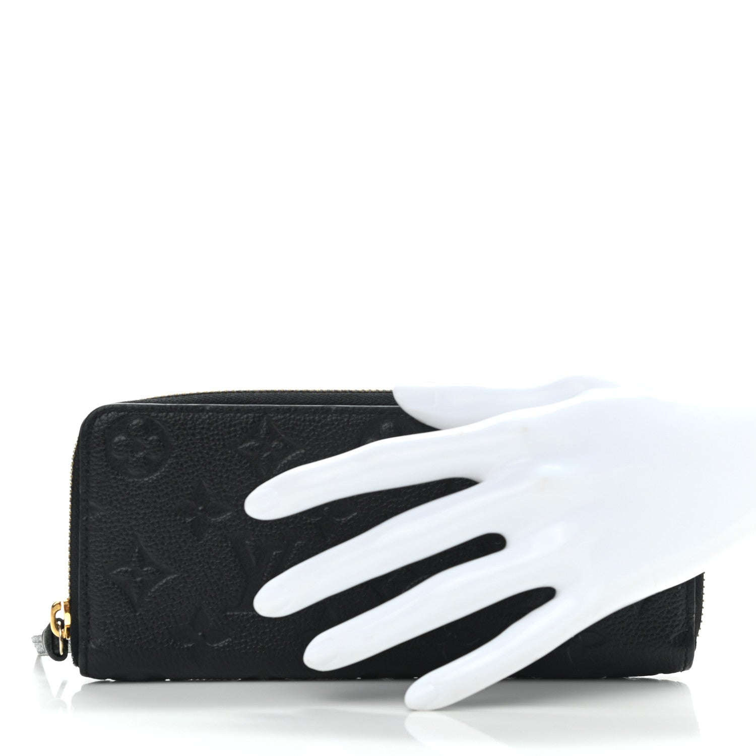 Louis Vuitton Empreinte Clemence Wallet Black 2 of 8
