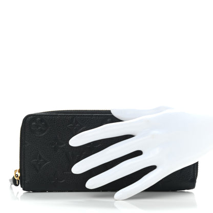 Louis Vuitton Empreinte Clemence Wallet Black 2 of 8