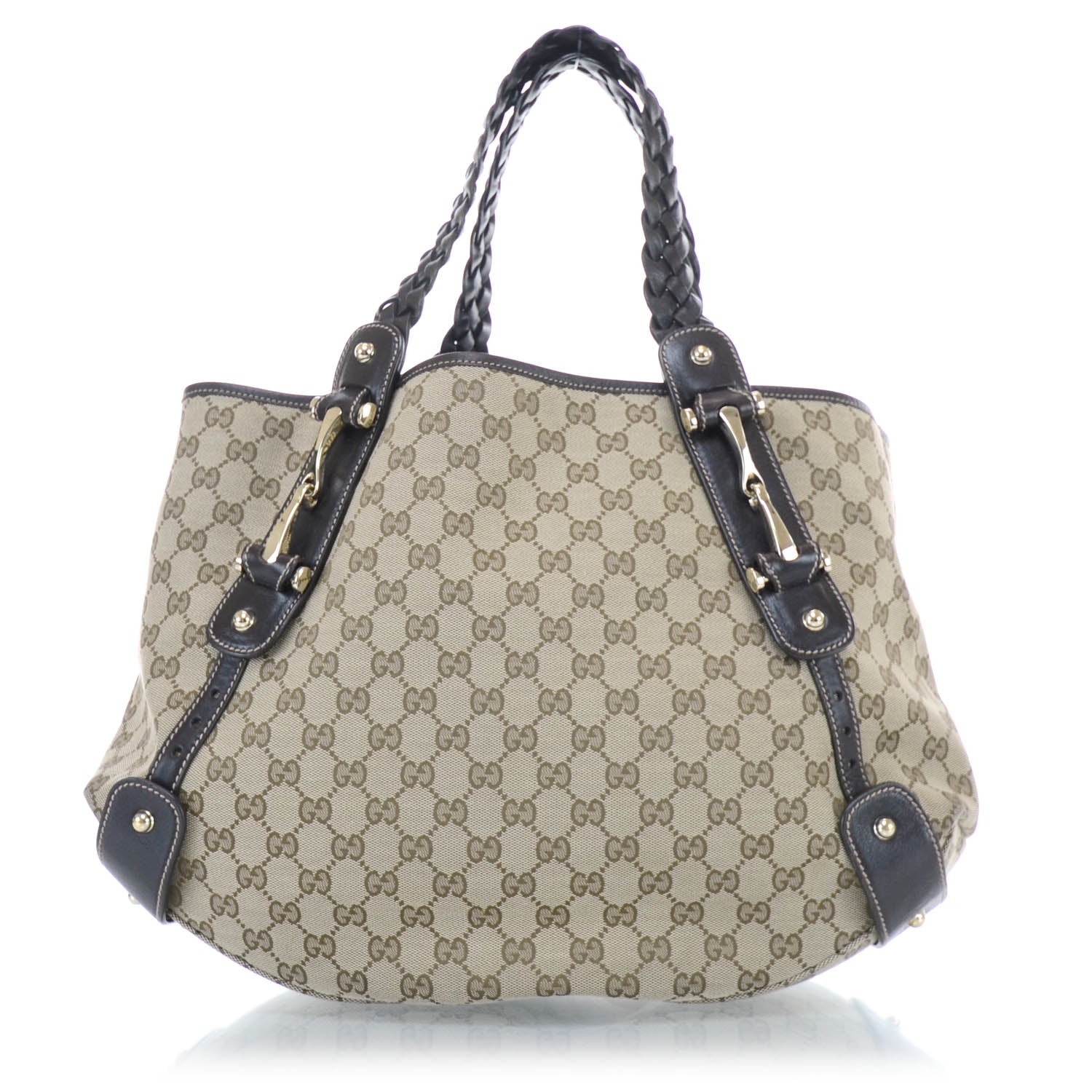 Gucci Monogram Pelham Tote Brown 3 of 11